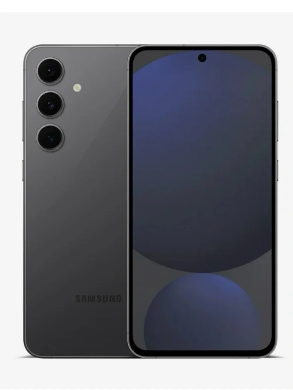 Samsung Galaxy S24 FE Smartphone in Graphite Gray with Triple Rear Cameras